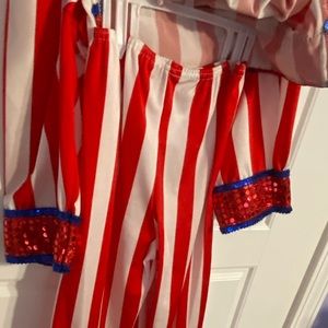 Child’s dance costume baseball game style.